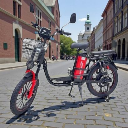 صورة دراجة كهربائية رائعة بتصميم عصري